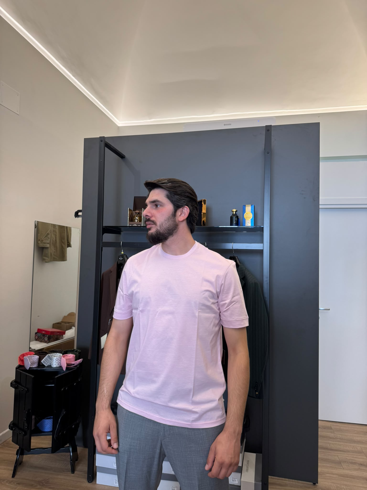 T-shirt filo di scozia