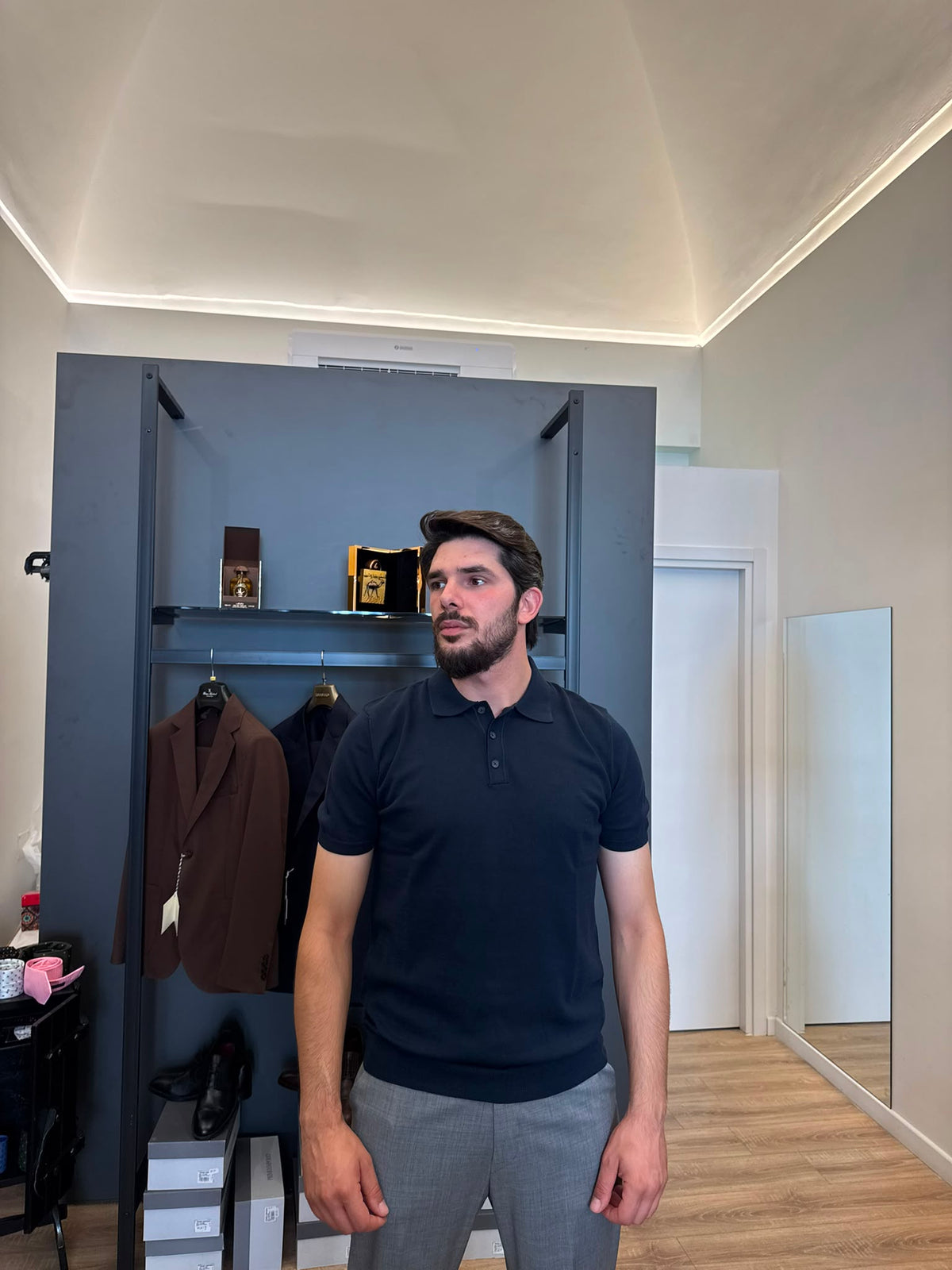 Polo tre bottoni